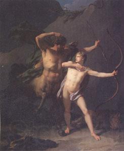 Baron Jean-Baptiste Regnault The Education of Achilles by the Centaur Chiron (mk05) France oil painting art